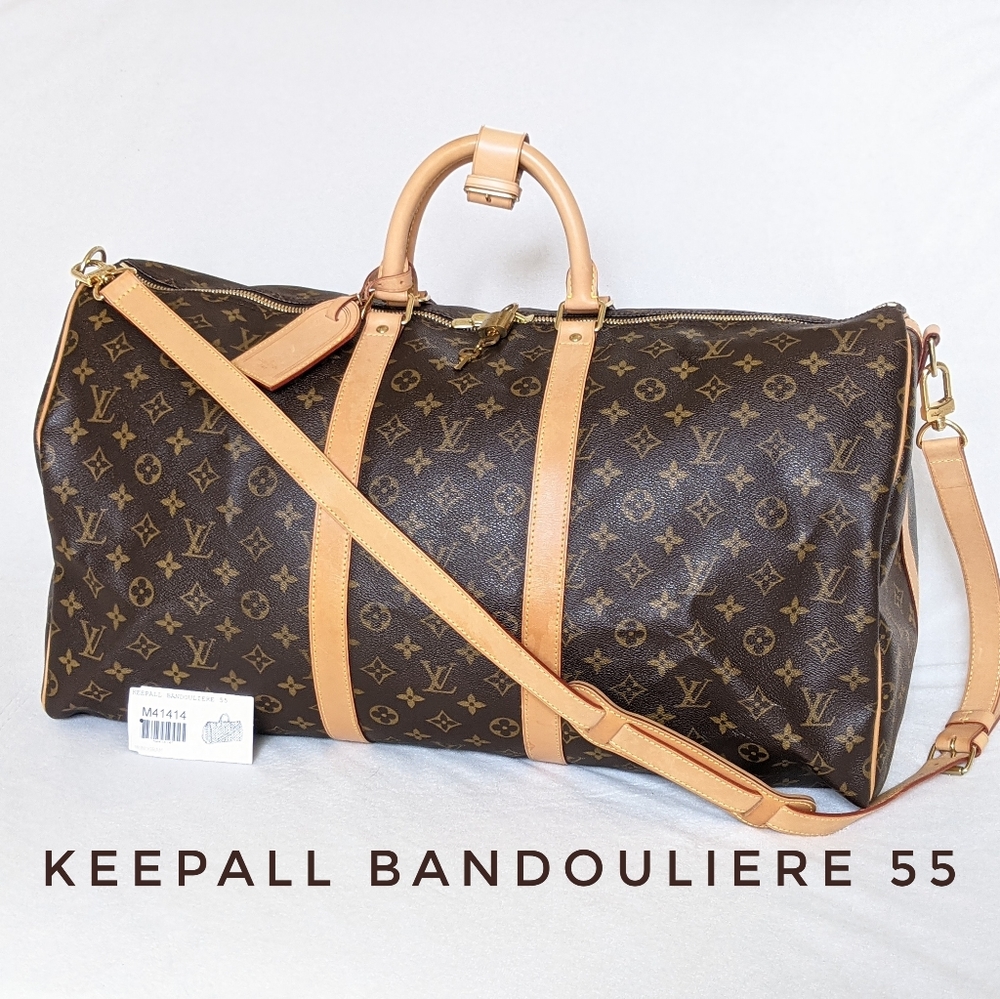 โจโ๏ธAUTHENTICโ๏ธโจKeepall Bandouliere 55 - Picture 1 of 14